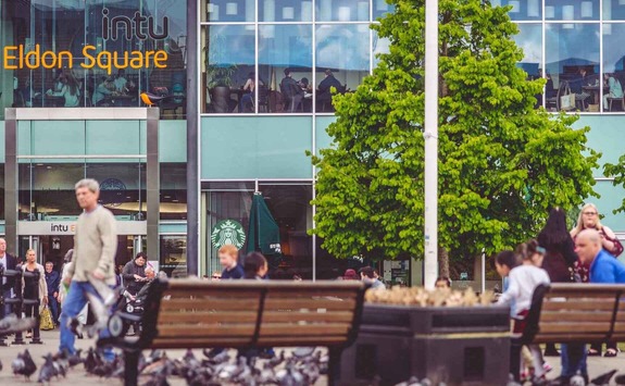 Eldon Square seating area